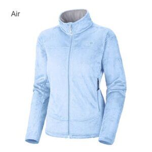 Mountain Hardware Pyxis Soft Fleece Jacket - Light Blue Zip